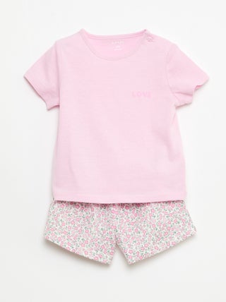 Ensemble T-shirt + short