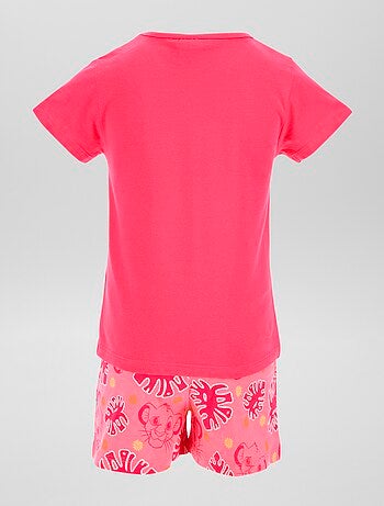 Ensemble t-shirt + short 'Simba' - 2 pièces
