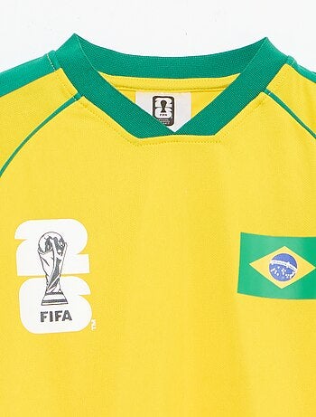 Ensemble t-shirt + short sous licence officielle de La Coupe du Monde de la FIFA 26™ - Brésil