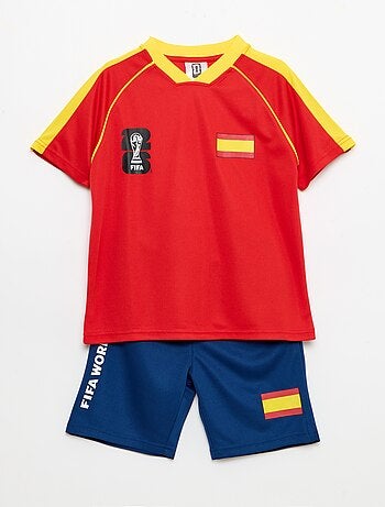 Ensemble t-shirt + short sous licence officielle de La Coupe du Monde de la FIFA 26™ - Brésil