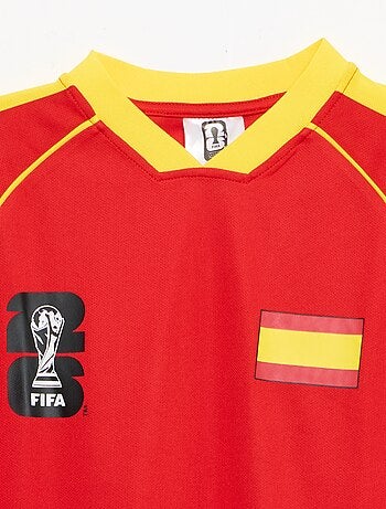 Ensemble t-shirt + short sous licence officielle de La Coupe du Monde de la FIFA 26™ - Brésil