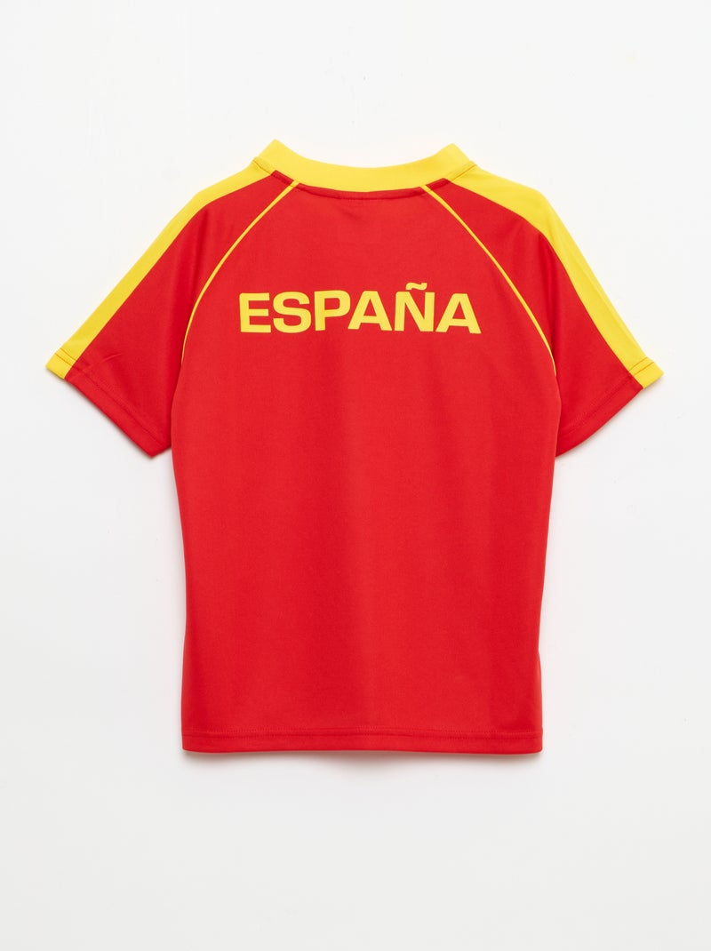 Ensemble t-shirt + short sous licence officielle de La Coupe du Monde de la FIFA 26™ - Espagne Rouge - Kiabi