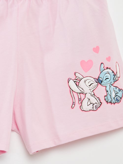 Ensemble t-shirt + short 'Stitch' - 2 pièces - Kiabi