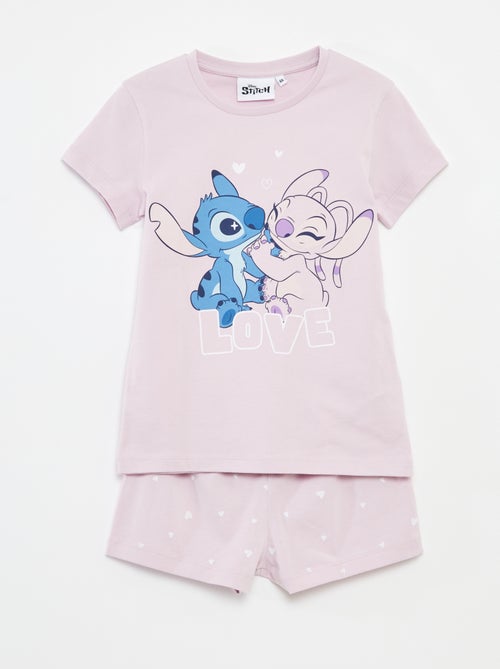 Ensemble t-shirt + short 'Stitch' - 2 pièces - Kiabi