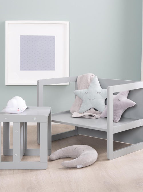 Ensemble table convertible en banc + 1 chaise évolutive ' Roba' - Kiabi Ensemble table convertible en banc + 1 chaise évolutive ' Roba' - Kiabi