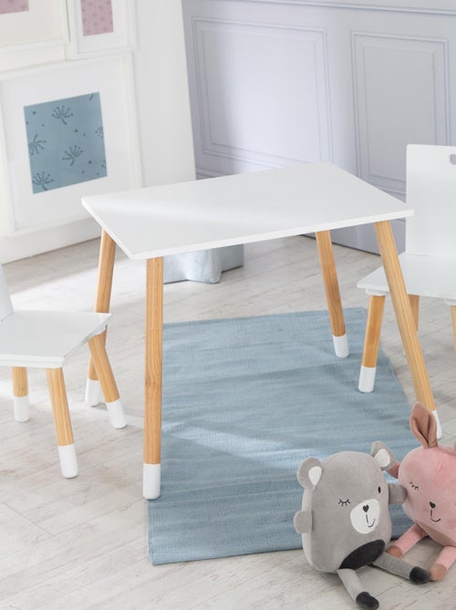 Ensemble table et 2 chaises enfant en bois - ROBA - Kiabi Ensemble table et 2 chaises enfant en bois - ROBA - Kiabi
