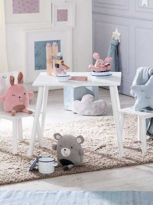 Ensemble table et 2 chaises enfant en bois - ROBA - Kiabi Ensemble table et 2 chaises enfant en bois - ROBA - Kiabi