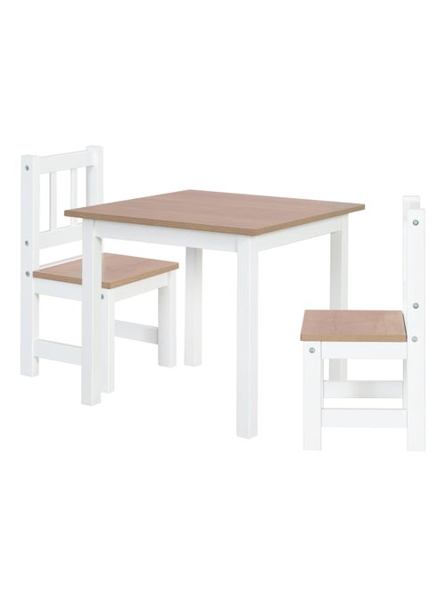 Ensemble table et 2 chaises enfants 'woody' roba - Kiabi Ensemble table et 2 chaises enfants 'woody' roba - Kiabi