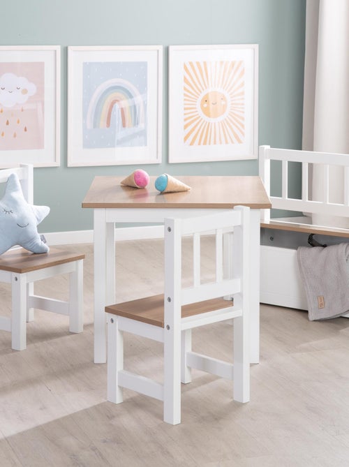 Ensemble table et 2 chaises enfants 'woody' roba - Kiabi Ensemble table et 2 chaises enfants 'woody' roba - Kiabi