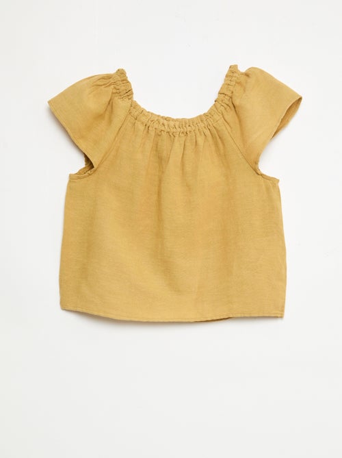 Ensemble top et jupe canvas - Kiabi