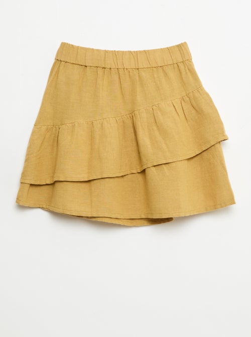 Ensemble top et jupe canvas - Kiabi