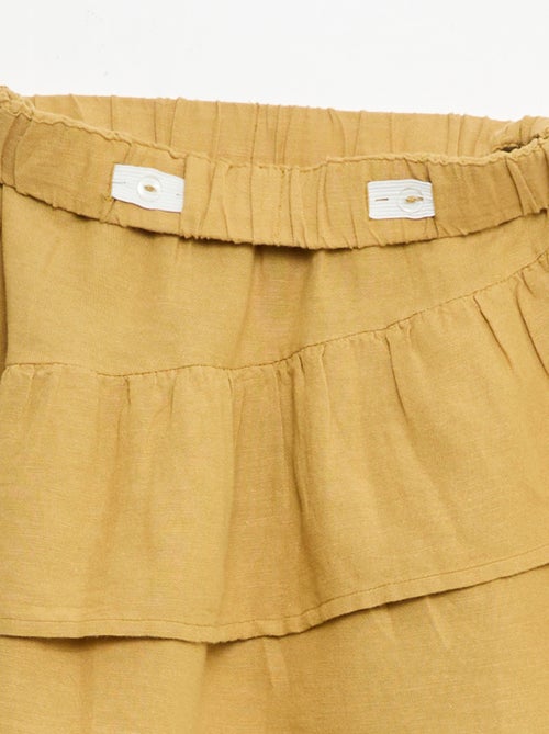 Ensemble top et jupe canvas - Kiabi