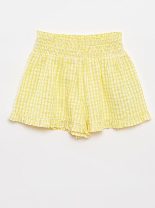 Ensemble top + jupe rayée en matière crêpée - 2 pièces - Kiabi