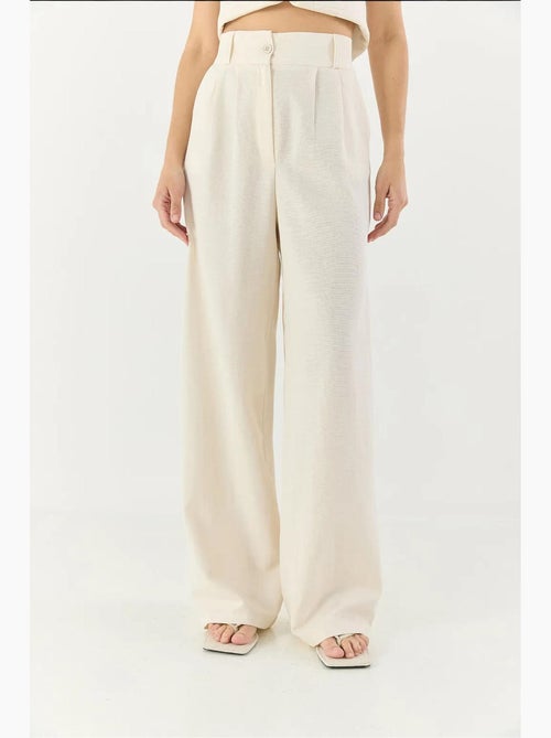 Ensemble trois pièces avec pantalon taille haute, gilet et doublure lucci - Kiabi