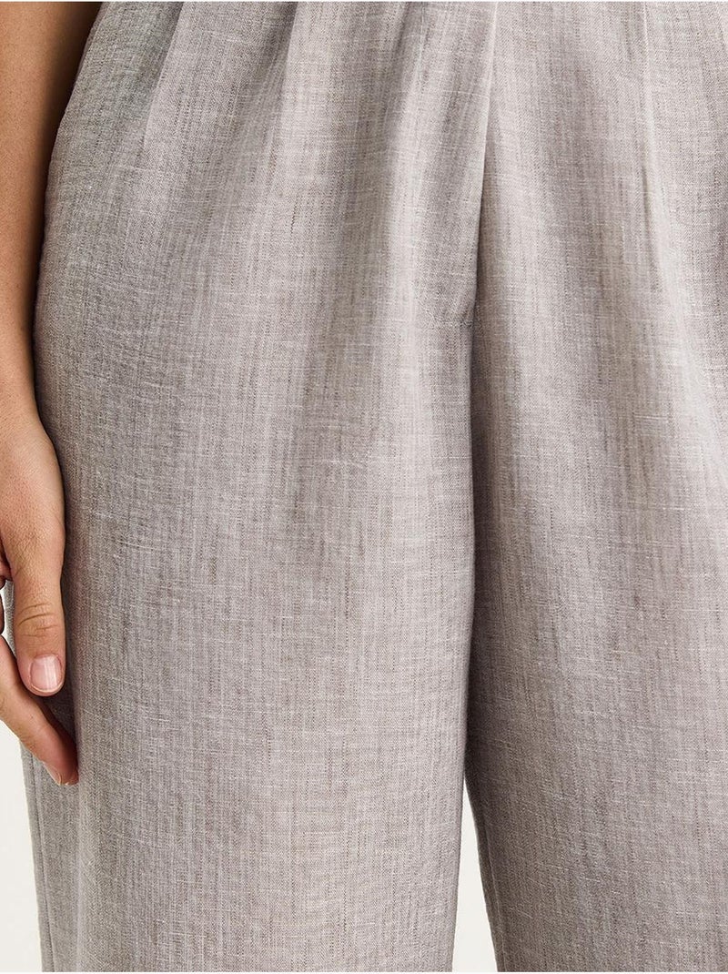 Ensemble trois pièces avec pantalon taille haute, gilet et doublure lucci Gris clair - Kiabi