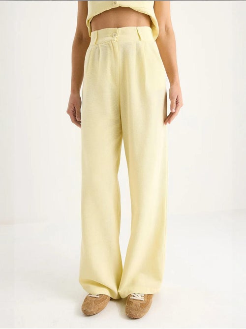 Ensemble trois pièces avec pantalon taille haute, gilet et doublure lucci - Kiabi