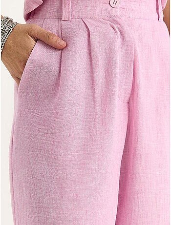 Ensemble trois pièces avec pantalon taille haute, gilet et doublure lucci