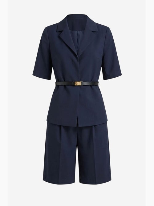 Ensemble veste courte et pantalon large ceinturé my fashion - Kiabi