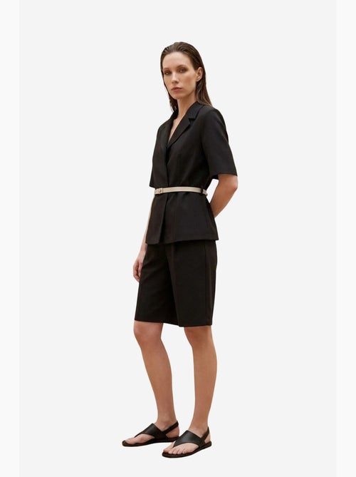 Ensemble veste courte et pantalon large ceinturé my fashion - Kiabi