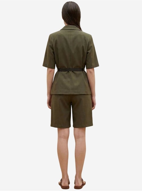 Ensemble veste courte et pantalon large ceinturé my fashion - Kiabi