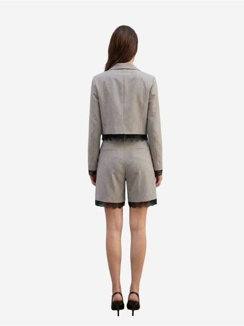 Ensemble veste courte et pantalon large my fashion - Kiabi