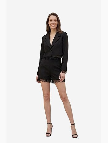 Ensemble veste courte et pantalon large my fashion