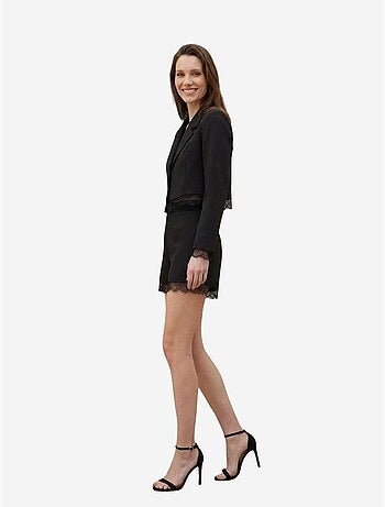 Ensemble veste courte et pantalon large my fashion