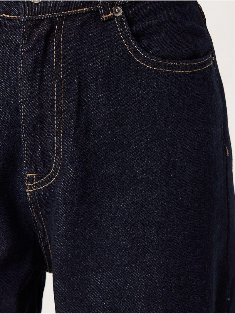 Ensemble veste en jean et pantalon large istanbul Bleu gris - Kiabi