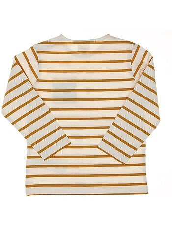 Eom loriso jongens t-shirt met gele strepen