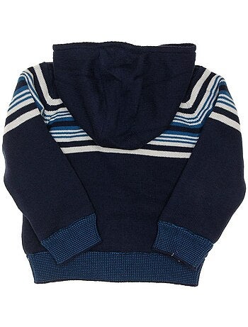 Eom vichalkid jongensvest met rits - marineblauw