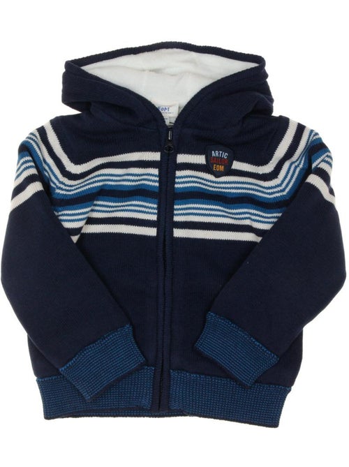 EOM Vichalkid Jongensvest met Rits - Marineblauw - Kiabi EOM Vichalkid Jongensvest met Rits - Marineblauw - Kiabi