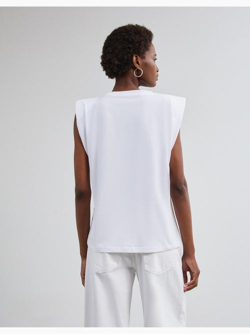Épaulettes de t-shirt avec des paillettes, mo fashion - Kiabi