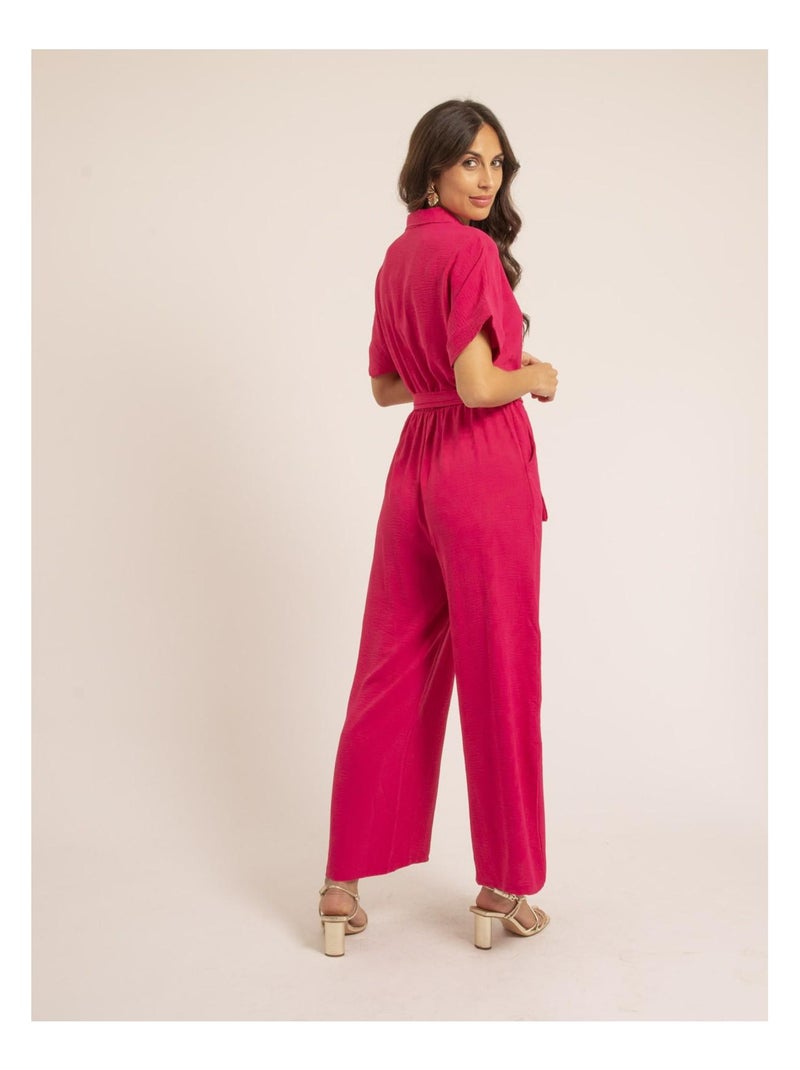 Epinalia jumpsuit Fuchsia roze - Kiabi