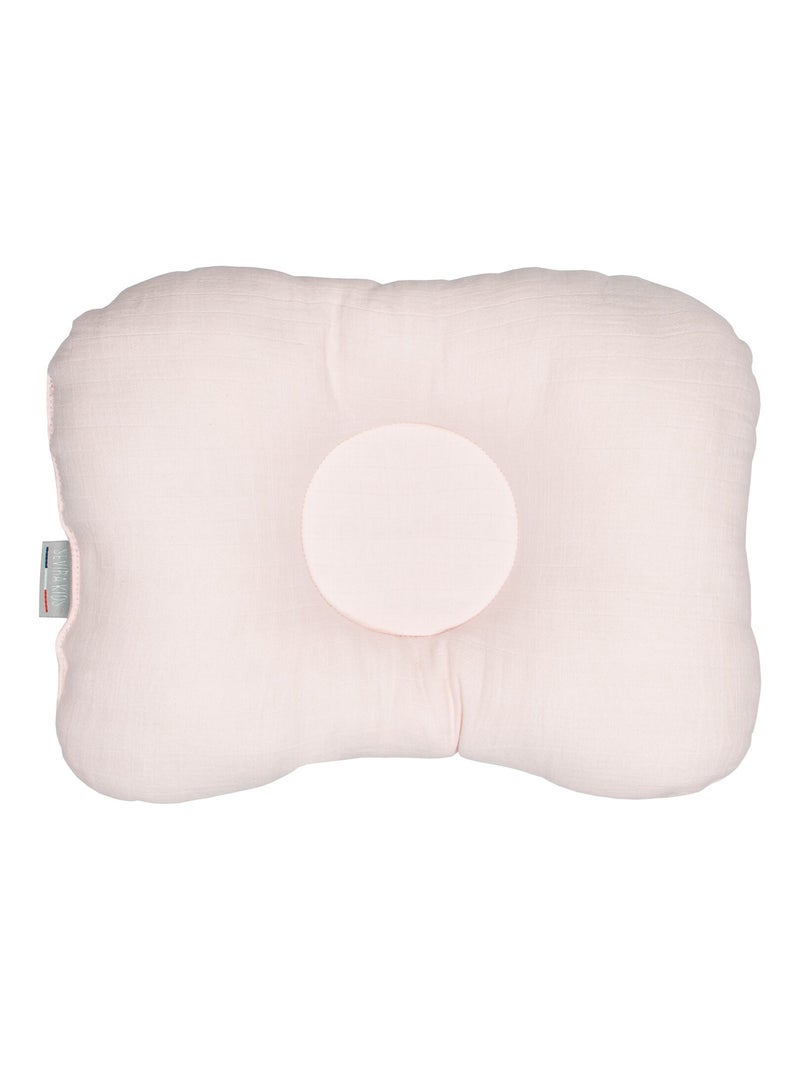 Ergonomisch katoenen nekkussen met honingraat Roze - Kiabi