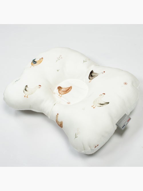 Ergonomisch katoensatijnen nekkussen, gallina - Kiabi