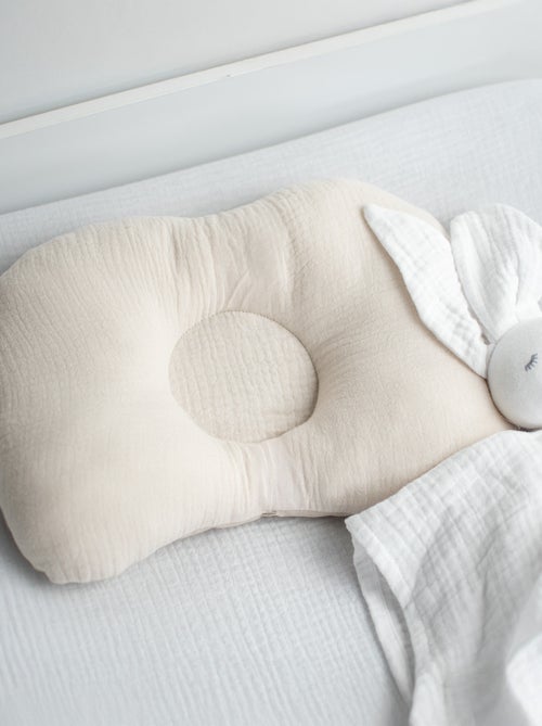 Ergonomisch nekkussen van katoenen gaas, jeanne - Kiabi