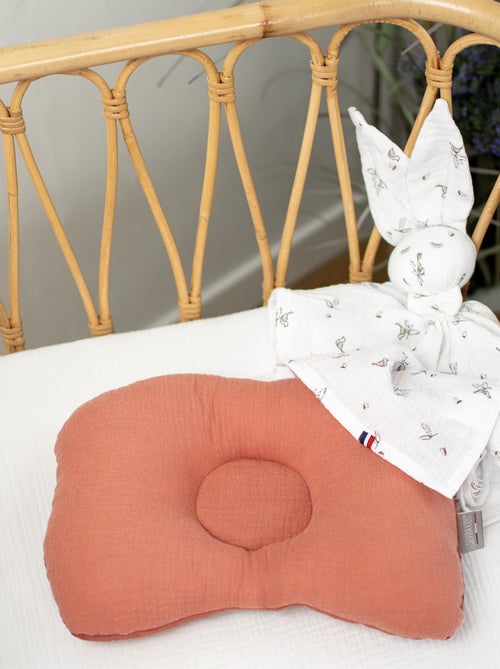 Ergonomisch nekkussen van katoenen gaas, jeanne - Kiabi