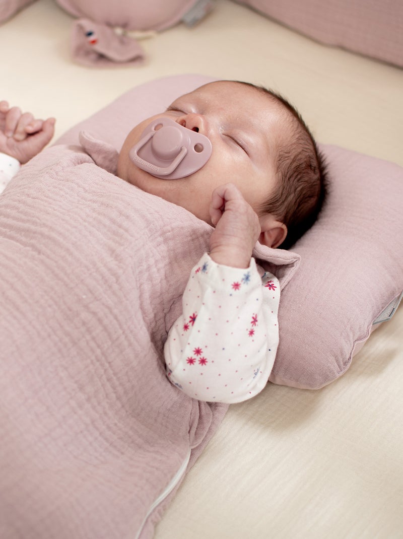 Ergonomisch nekkussen van katoenen gaas, jeanne Roze - Kiabi
