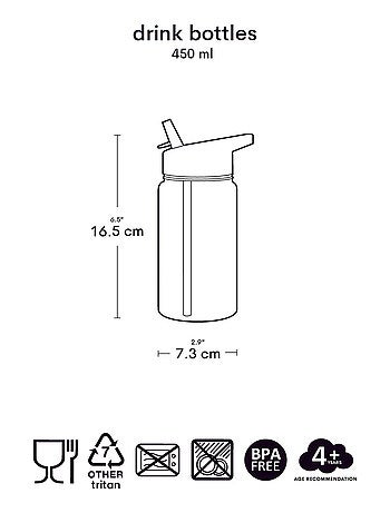 Ergonomische drinkfles voor kinderen 450 ml