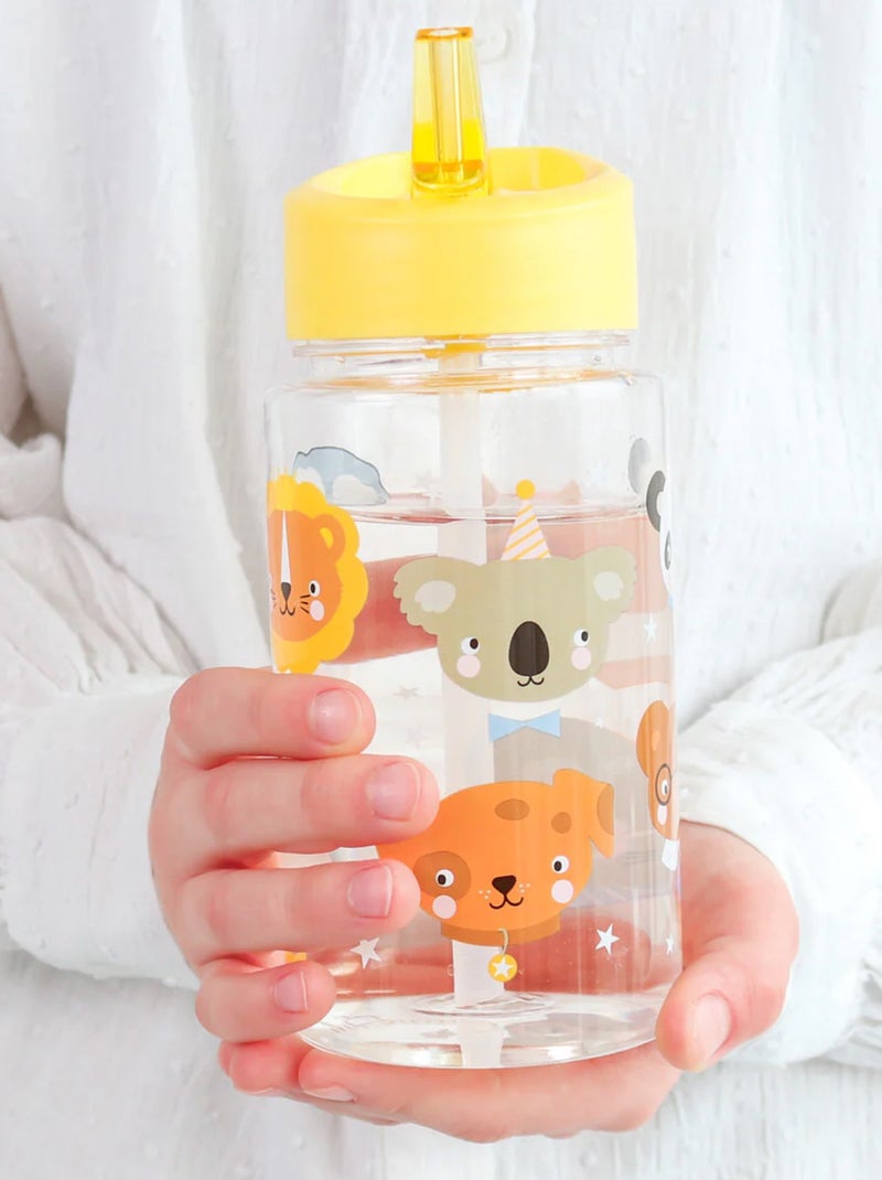 Ergonomische drinkfles voor kinderen 450 ml Geel - Kiabi