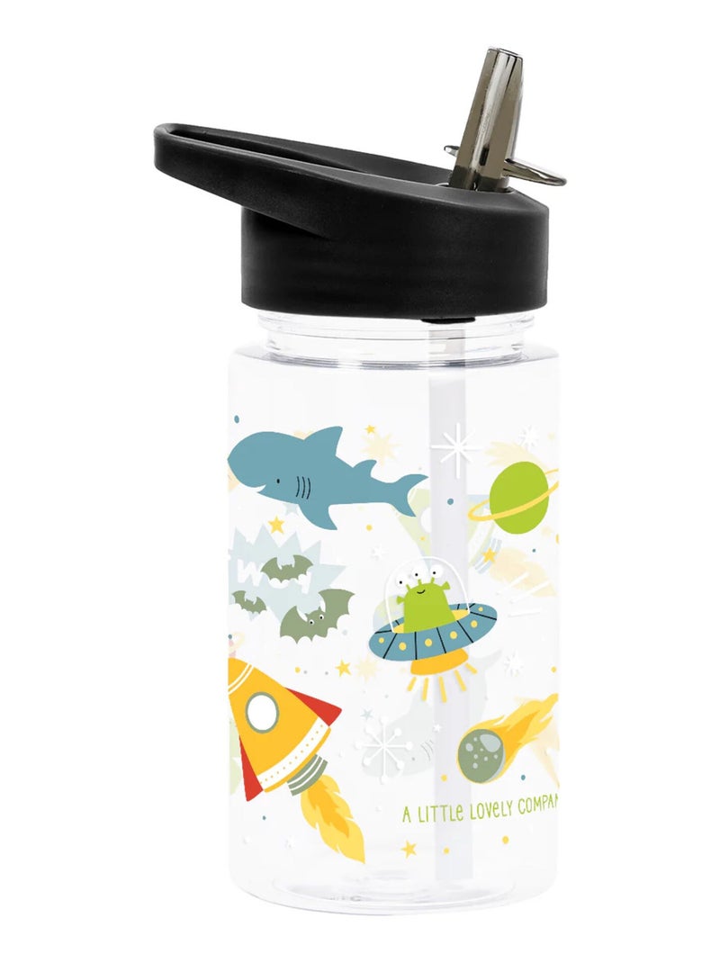 Ergonomische drinkfles voor kinderen 450 ml Zwart - Kiabi