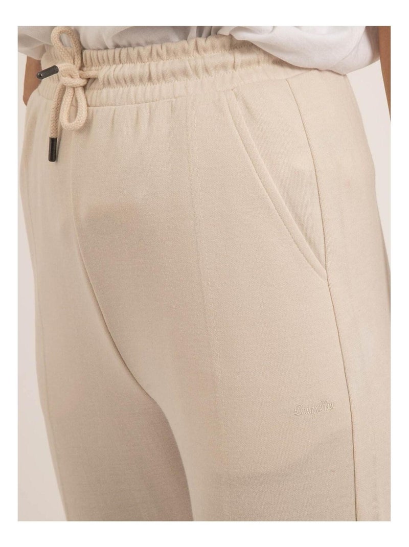 Erilia flared broek Ecru - Kiabi