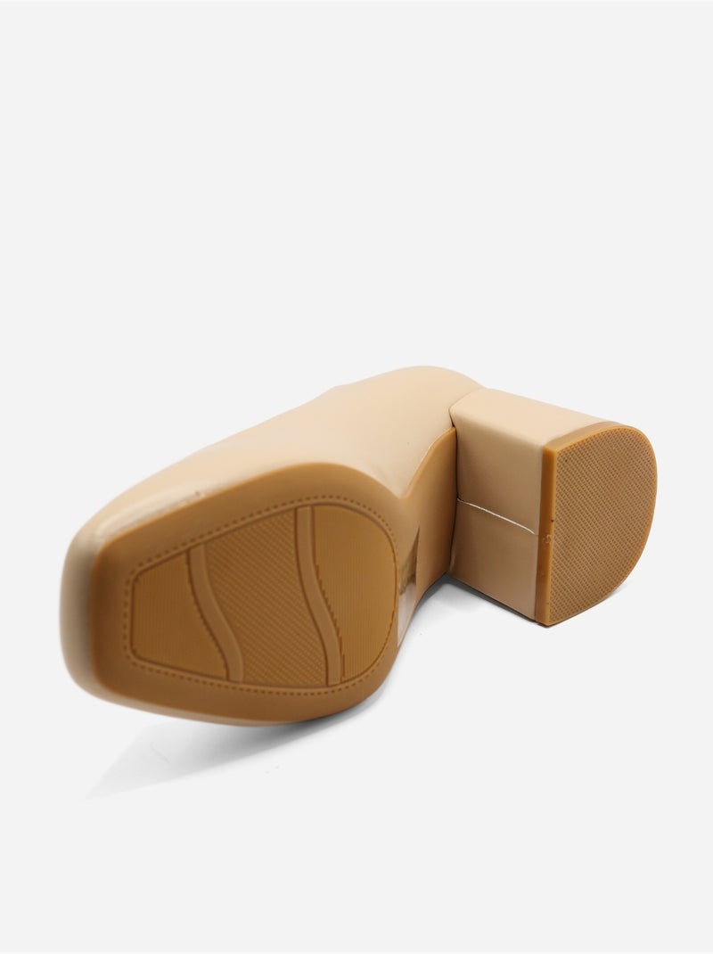 Escarpins à enfiler Beige - Kiabi