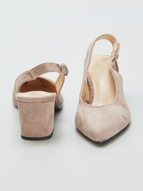 Escarpins ouverts à bout pointu - Kiabi