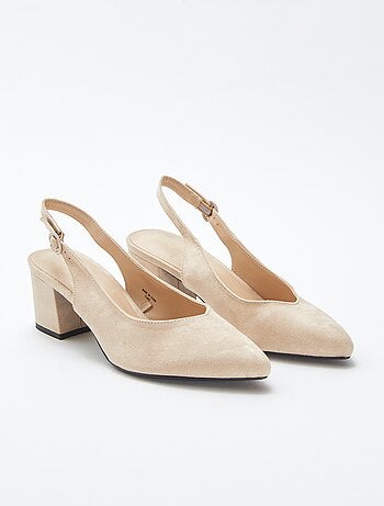 Escarpins ouverts à bout pointu