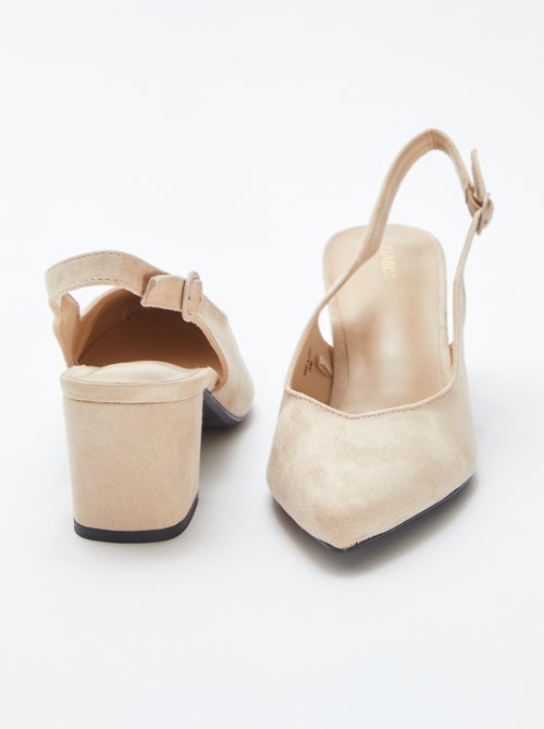 Escarpins ouverts à bout pointu - Kiabi