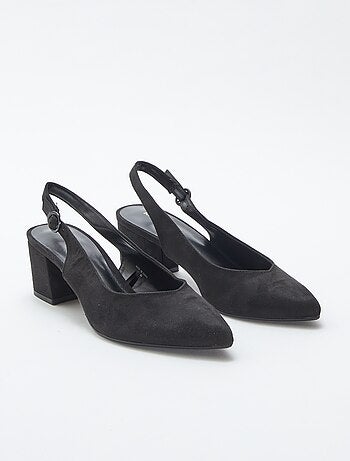 Escarpins ouverts à bout pointu