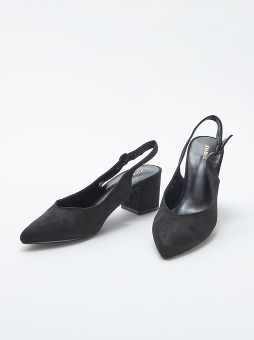 Escarpins ouverts à bout pointu - Kiabi