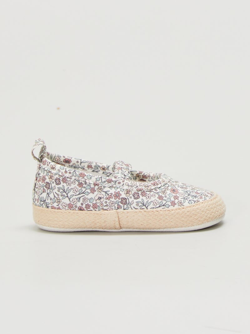 Espadrilles Soludos Fille – Imprimé Derby, Taille 12 Ans, Neuves Avec étiquettes