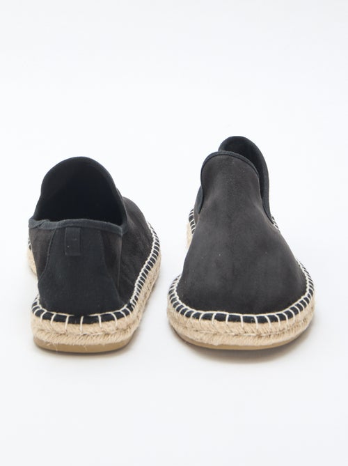 Espadrille van suèdine met platte zool - Kiabi